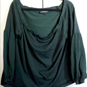 Plus size off the shoulder sweater